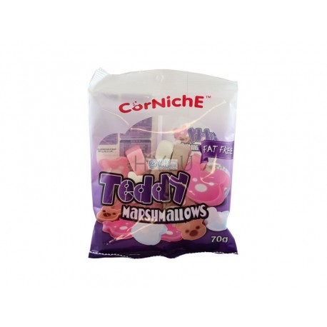 CORNICHE ASSORTED TEDDY MARSHMALLOWS 70grr