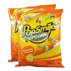 POP SMILE POPCORN CHEDDAR 60grr ( contains 2)