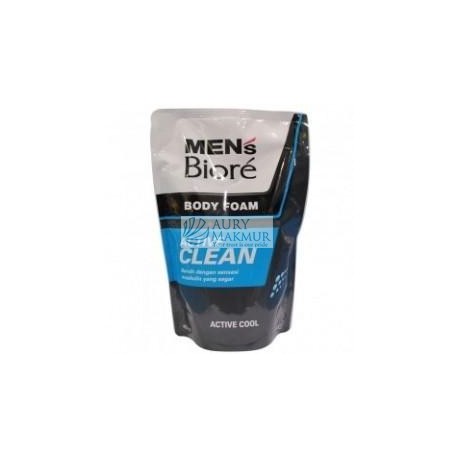 BIORE MENS Body Foam ACTIVE CLEAN Refill 450