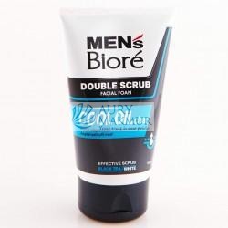 BIORE MENS Facial Foam DOUBLE Scrub COOL...
