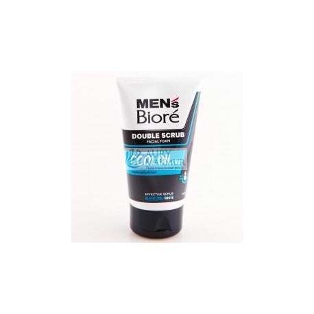BIORE MENS Facial Foam DOUBLE Scrub COOL...