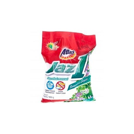 ATTACK Powder Detergent JAZ 1 DetergentT SEMERBAK CINTA 900gr