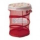 IKEA KUSINER MESH BASKET WITH LID RED