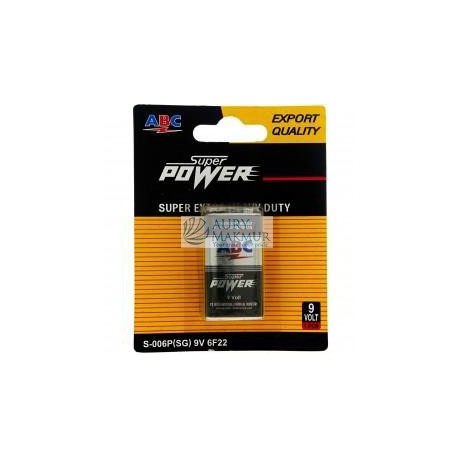 ABC Battery 9 VOLT SUPER POWER NEW