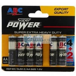 ABC Battery R-6+P BLUE 12s