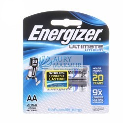 ENERGIZER Battery LITHIUM L91 BP-2 AA 2pcs