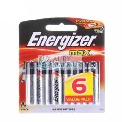 ENERGIZER Battery MAX E91 BP AA 6s