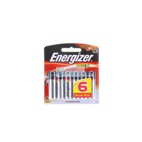 ENERGIZER Battery MAX E91 BP AA 6s