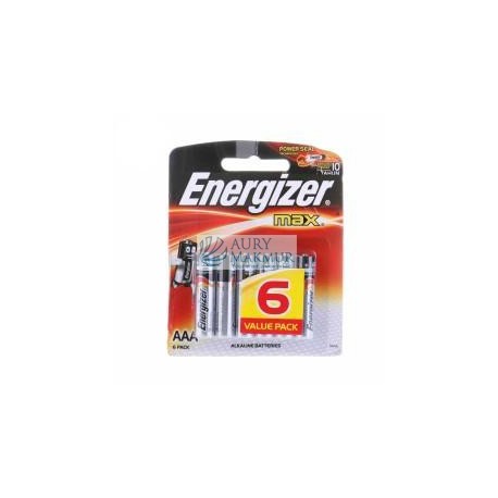 ENERGIZER Battery MAX E92 BP AAA 6s