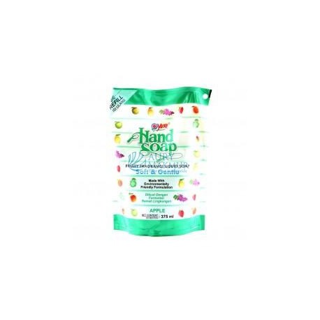 YURI Handwash Soap Pouch APPLE 375ml