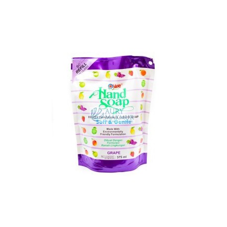 YURI Handwash Soap Pouch GRAPE 375ml