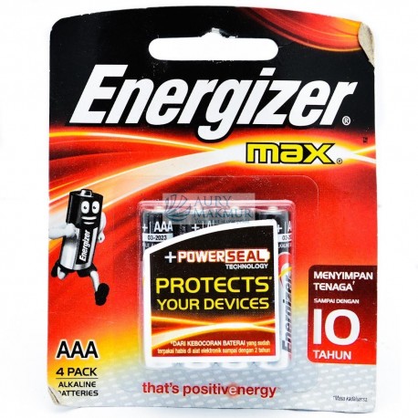 ENERGIZER Battery E92 AAA BP4 MAX