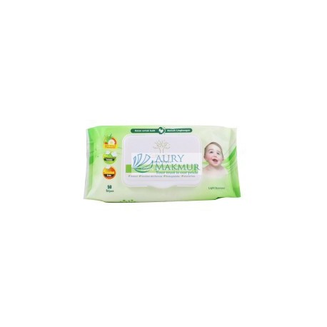 COTTON TREE Baby Wipes LIGHT SCENTED 50s