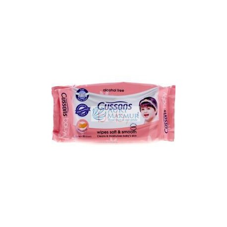 CUSSONS Baby Wipes SOFT AND SMOTH 50s