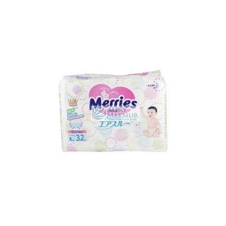 MERRIES PREMIUM DiapersTAPE L32