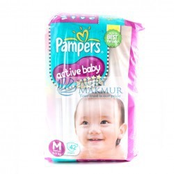 PAMPERS ACT Diapers M 42s