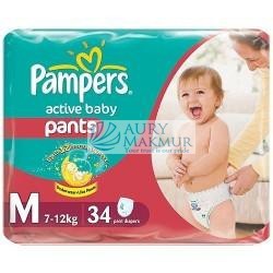 PAMPERS ACTIVE Diapers Diapers Pants M-34
