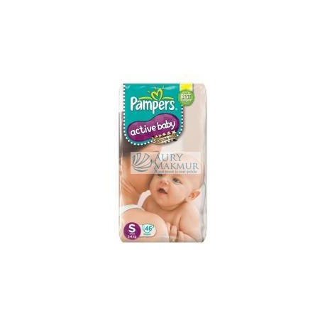 PAMPERS ACTIVE Diapers TAPED VALUE S-46