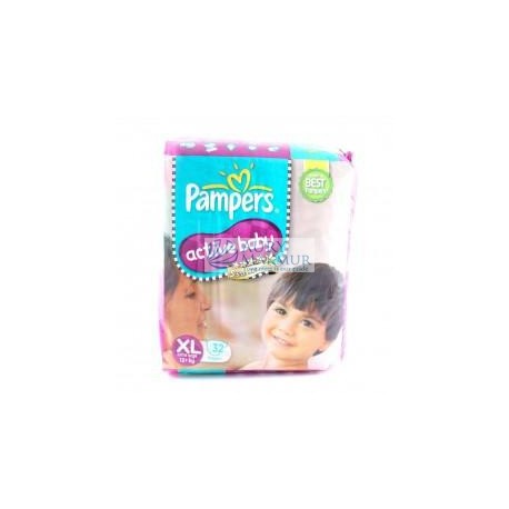 PAMPERS ACTIVE Diapers TAPED XL 32S
