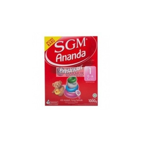 SGM Milk Powder ANANDA-1 150gr/ SGM Milk Powder ANANDA 0-6 150gr
