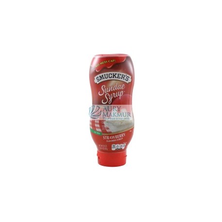 SMUCKERs SUNDAE SYRUP STRAWBERRY 567gr