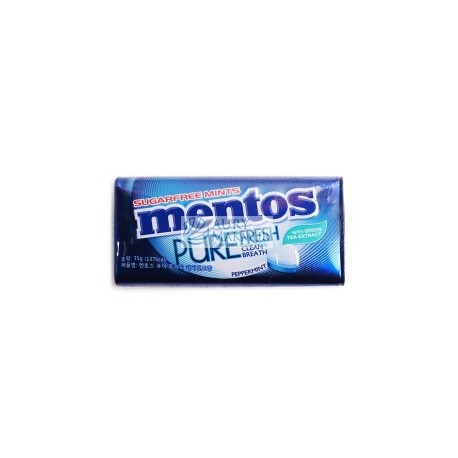 MENTOS PURE FRESH PEPPERMINT 35gr