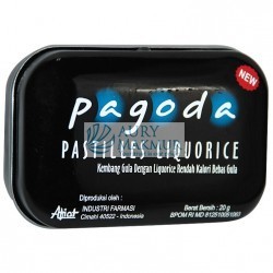 PAGODA PASTILES MINT HITAM 20grr