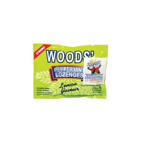 WOODS' PEPPERMINT LOZENGES HONEY LEMON 15gr