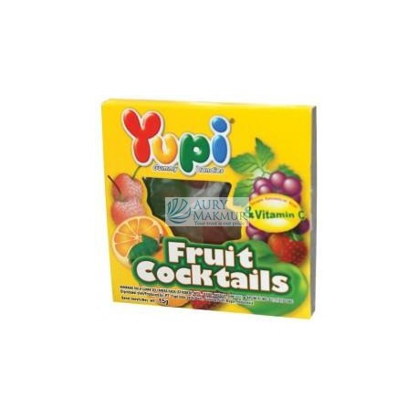 YUPI FRUIT COCKTAIL 6X18gr